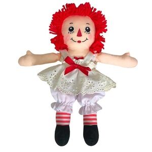 Hasbro Raggedy Ann Doll Approx 12”